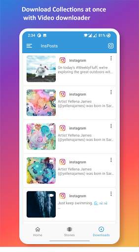 Video downloader for Instagram screenshot 3