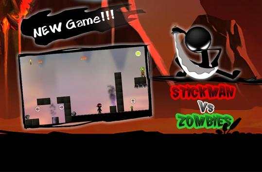 Stickman Ninja Clash Zombies screenshot 2
