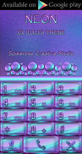 Neon Go Launcher theme screenshot 5