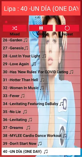Dua Lipa 2021 Offline Songs screenshot 1