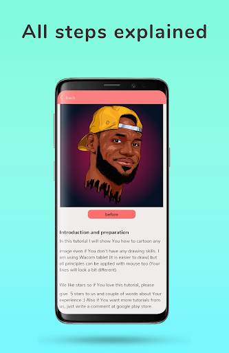 Cartoon Photo – illustration guide FREE скриншот 2