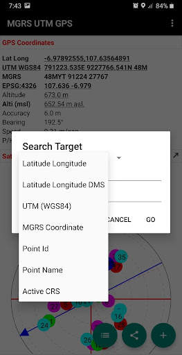 MGRS UTM GPS screenshot 5