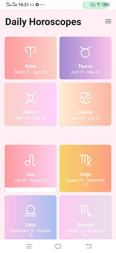 Daily Horoscopes screenshot 1