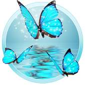 Butterfly Blue Gleam on 9Apps