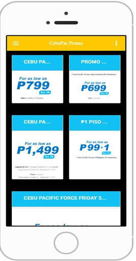 Piso Fare App for CebuPac screenshot 4