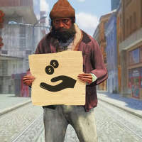 Tramp Simulator Homeless Games logo