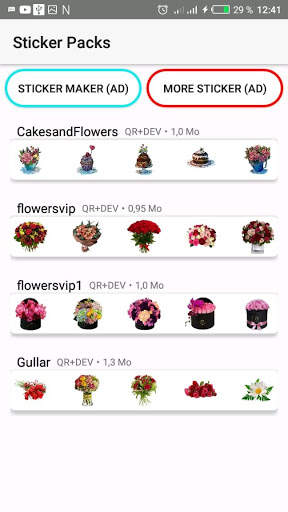 WAStickerApps Flowers 🌸🌷🌹  Bouquet Stickers screenshot 3