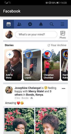 Social Media App screenshot 1