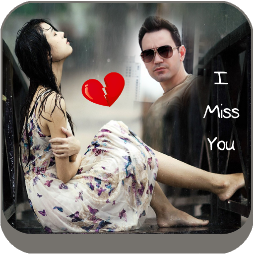 Miss You Photo Frame Editor आइकन