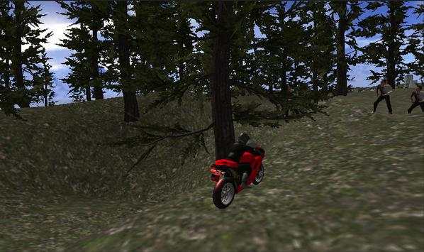 Zombie City : Motorcycle Race screenshot 2