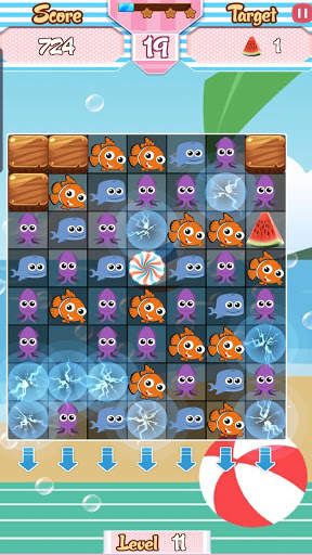 Sea Animal Crush - Fun Bomb Blast screenshot 6