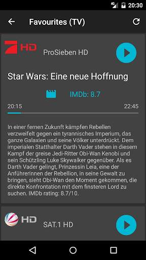 Smart TV screenshot 2