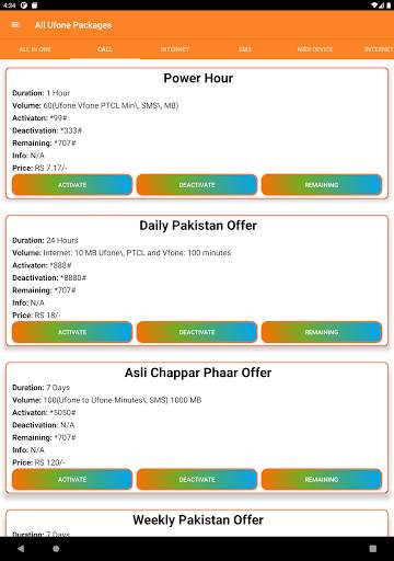 Ufone Packages 2021 | Ufone Packages 2021 Newest screenshot 10