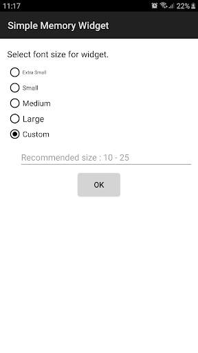 Simple Memory Widget screenshot 6