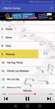 J Balvin Music Songs 2 تصوير الشاشة