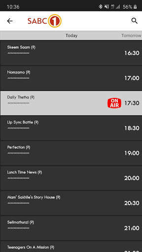 South Africa TV Guide screenshot 5