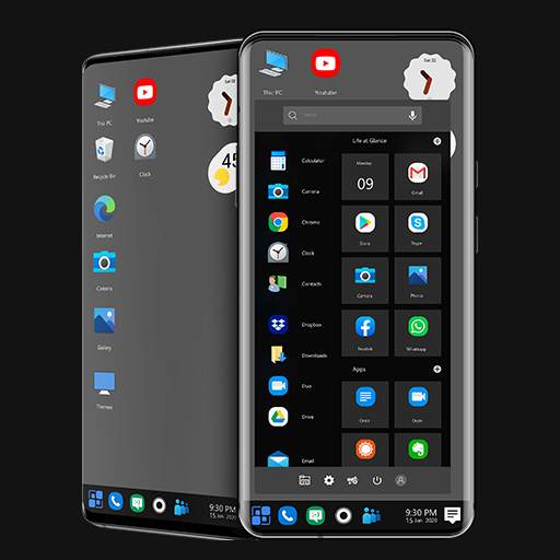 Win 10 Dark Theme for Launcher 4.4