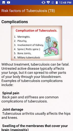 Tuberculosis TB Symptoms Causes & Diet Help screenshot 6