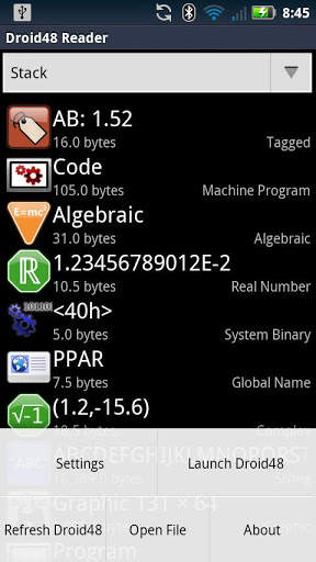 Droid48 Reader screenshot 5