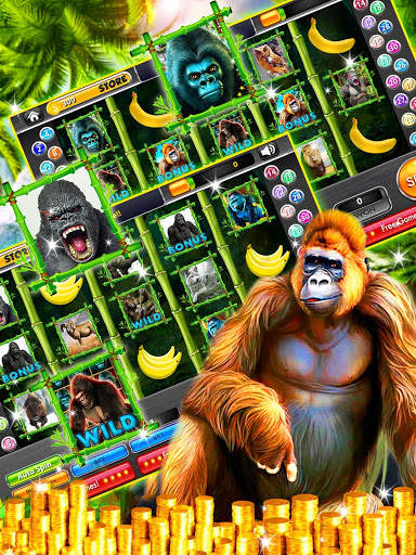 Gorilla King Slots Jungle screenshot 1