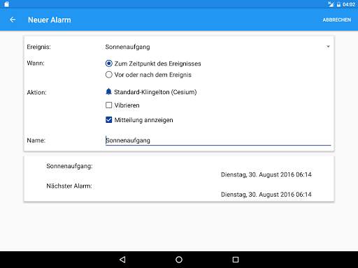 Sonnenwecker screenshot 10