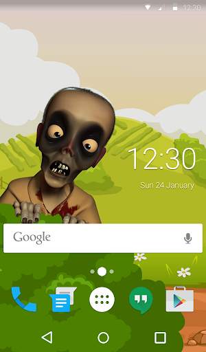 Zombie Animated Keyboard   Liv screenshot 6