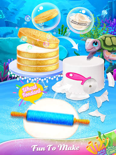 Unicorn Mermaid Cake - Princess Cake screenshot 2