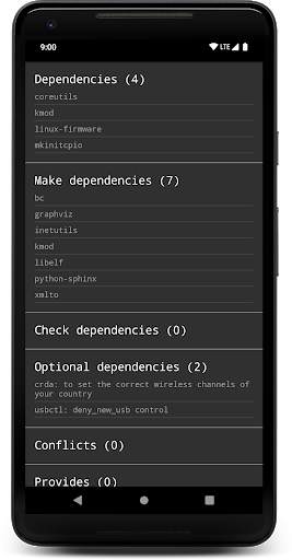 Arch packages screenshot 4