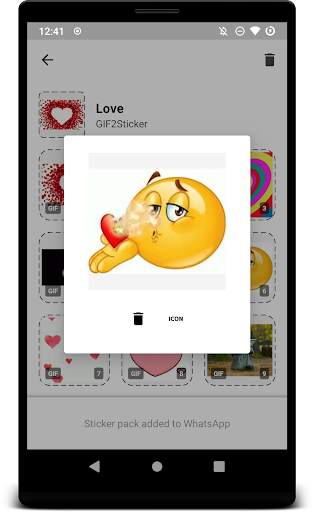 GIF2Sticker Animated Stickers screenshot 2