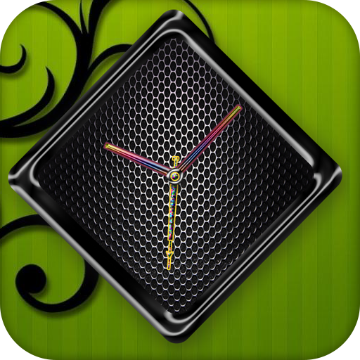 Black Clock Live Wallpaper icon