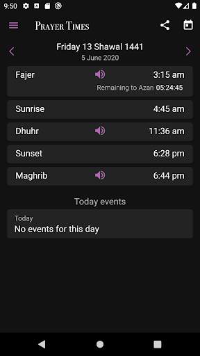 Prayer Times screenshot 1