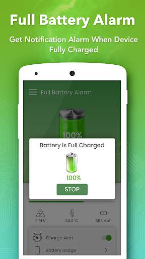Full Battery Alarm screenshot 3