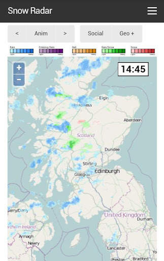 Netweather Snow Radar screenshot 2