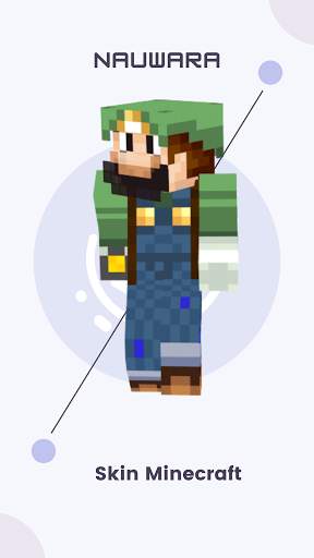 Skin Luigi for Minecraft PE screenshot 3