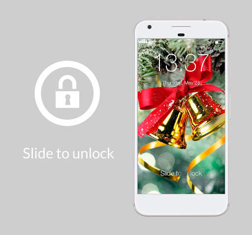 Christmas Bells Christmas Decoration PIN Lock screenshot 1