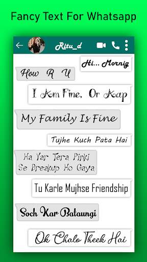 Fancy Text for WhatsApp screenshot 2