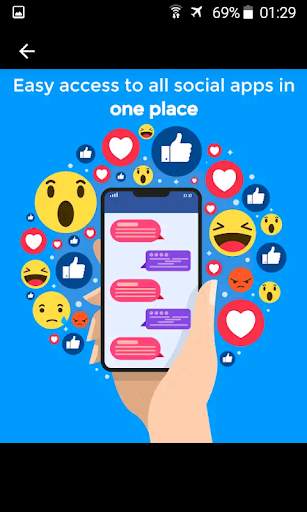 Social Media Hub for All Social Networking Sites screenshot 2
