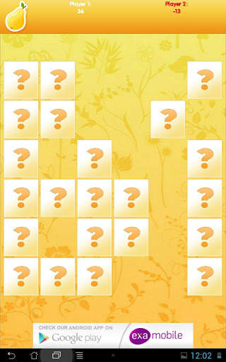 Fruits Games - Exercise Memory 21 تصوير الشاشة
