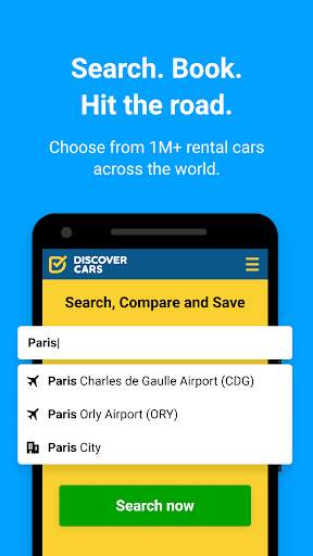 DiscoverCars.com - Wypożyczalnia samochodów screenshot 1