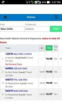 Train Enquiry screenshot 2