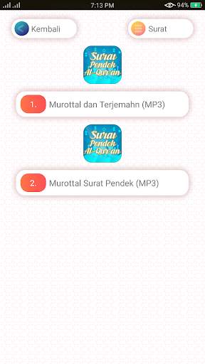 Hafalan Surat Surat Pendek AlQuran screenshot 3