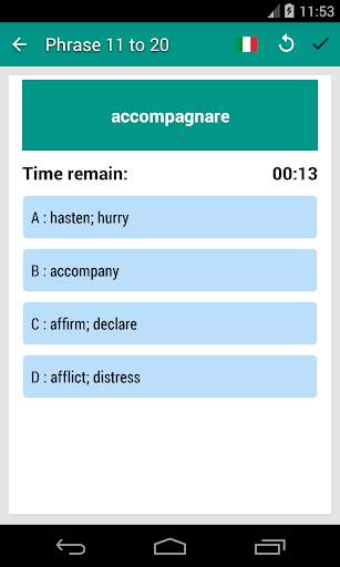 Daily Italian Verbs - Learn Italian screenshot 8