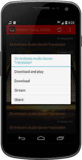 Amharic Quran AUDIO screenshot 3