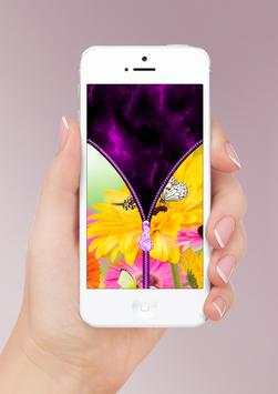 Butterfly Zipper Screen Lock screenshot 6