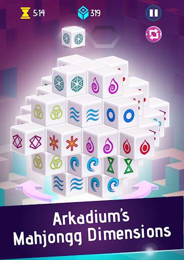 Mahjongg Dimensions: Arkadium’s 3D Puzzle Mahjong screenshot 2