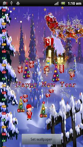 Merry Christmas Live Wallpaper screenshot 8