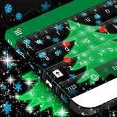 क्रिसमस लाइट्स कीबोर्ड त्वचा on 9Apps