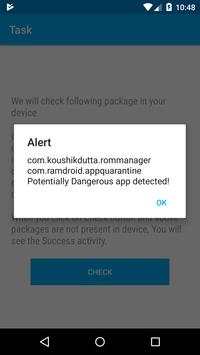 Potentially Dangerous Application Checking 4 تصوير الشاشة