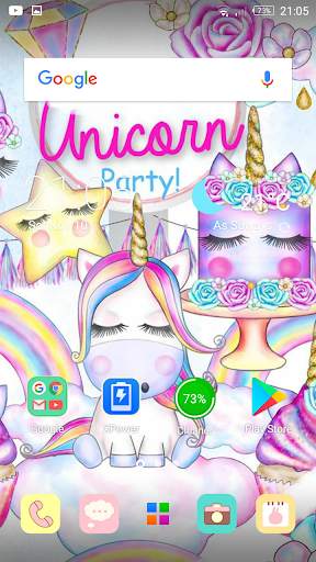 kawaii Unicorn Cats backgrounds-Girly Wallpapers screenshot 6