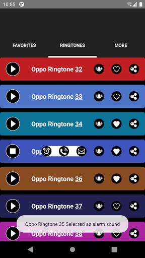 Oppo Ringtones 3 تصوير الشاشة